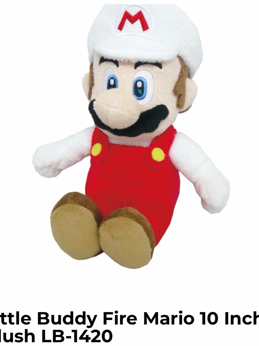 Nintendo Red and White Mario Plush Toy